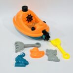 ⁦مجموعة العاب بحر شكل سفينة مع العاب تشكيل الرمل⁩ - الصورة ⁦2⁩