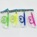 ⁦نظارات بحر للسباحة للصغار رؤية 180 درجة مع طوبو تنفس⁩ - الصورة ⁦4⁩