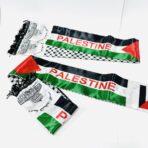 ⁦شال فلسطين علم وكوفية + رسمة المسجد الاقصى⁩ - الصورة ⁦2⁩