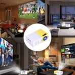 ⁦بروجكتر عرض سينما منزلي محمول للجمعات العائلية⁩ - الصورة ⁦2⁩