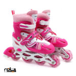 حذاء تزلج باتيناج عجلات مضيئة مقاس من 35 إلى 42