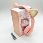 ⁦سماعة رأس بلوتوت شكل ارنب P47 مع اضاءة LED⁩ - الصورة ⁦4⁩