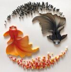 ⁦ورق الكولينج فن لف الورق الملون بحجمين⁩ - الصورة ⁦5⁩