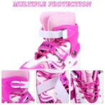 ⁦حذاء تزلج باتيناج عجلات مضيئة مقاس من 35 إلى 42⁩ - الصورة ⁦7⁩