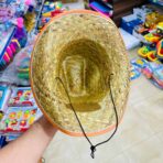 ⁦قبعة سعف للحماية من اشعة الشمس للشاطئ والتنزه , طاقية بحر⁩ - الصورة ⁦2⁩