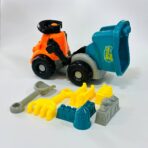 ⁦شاحنة قلابة مع العاب بحر وقوالب رمل للشاطئ والمرح هدية مثالية لطفلك⁩ - الصورة ⁦2⁩