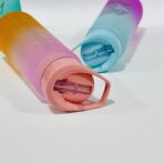 ⁦ترمس مياه أنيق لون مدرج بعبارات تحفيزية 1 لتر مص⁩ - الصورة ⁦5⁩