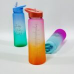 ⁦ترمس مياه أنيق لون مدرج بعبارات تحفيزية 1 لتر مص⁩ - الصورة ⁦4⁩