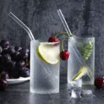 طوبوات زجاج مع فرشاة تنظيف عدد 4 طوبو