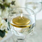 ⁦طقم شموع عائمة لامعه للديكور وحوض السباحة والأجواء الخاصة 6 شمعات⁩ - الصورة ⁦3⁩