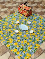 بخشة أكل تصميم ليمون للنزهات وحفلات الحديقة وديكور المنزل مقاس 1.5*1.5