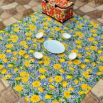 بخشة أكل تصميم ليمون للنزهات وحفلات الحديقة وديكور المنزل مقاس 1.5*1.5