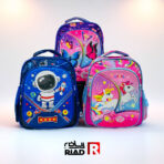 حقيبة روضة وتأهيل بها نجوم مضيئة من الظهر 2 جيوب