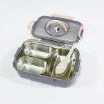 لانش بوكس درجة اولى ستانستيل مع ملعقة مانع للتسرب