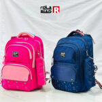 حقيبة مدرسية نجوم فاخرة مع كوتي 5 جيوب ، اسفنج طبي من الظهر للإعدادي والثانوي