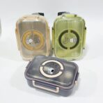 ⁦لانش بوكس درجة اولى ستانستيل مع ملعقة مانع للتسرب⁩ - الصورة ⁦2⁩