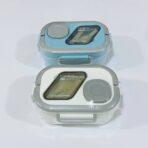 ⁦لانش بوكس حافظة ممتازة اغلاق محكم دورين كل دور 3 أقسام مناسب للرياضيين والمدرسة والتنزه⁩ - الصورة ⁦3⁩