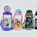 ترمس مدرسي درجة اولى طوبو رسومات كارتون مع سير تعليق 450 مل بلاستيك قوي