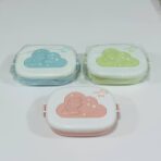 ⁦لانش بوكس بلاستيك يونيكورن سحابة لحفظ الفطور والفواكه⁩ - الصورة ⁦2⁩