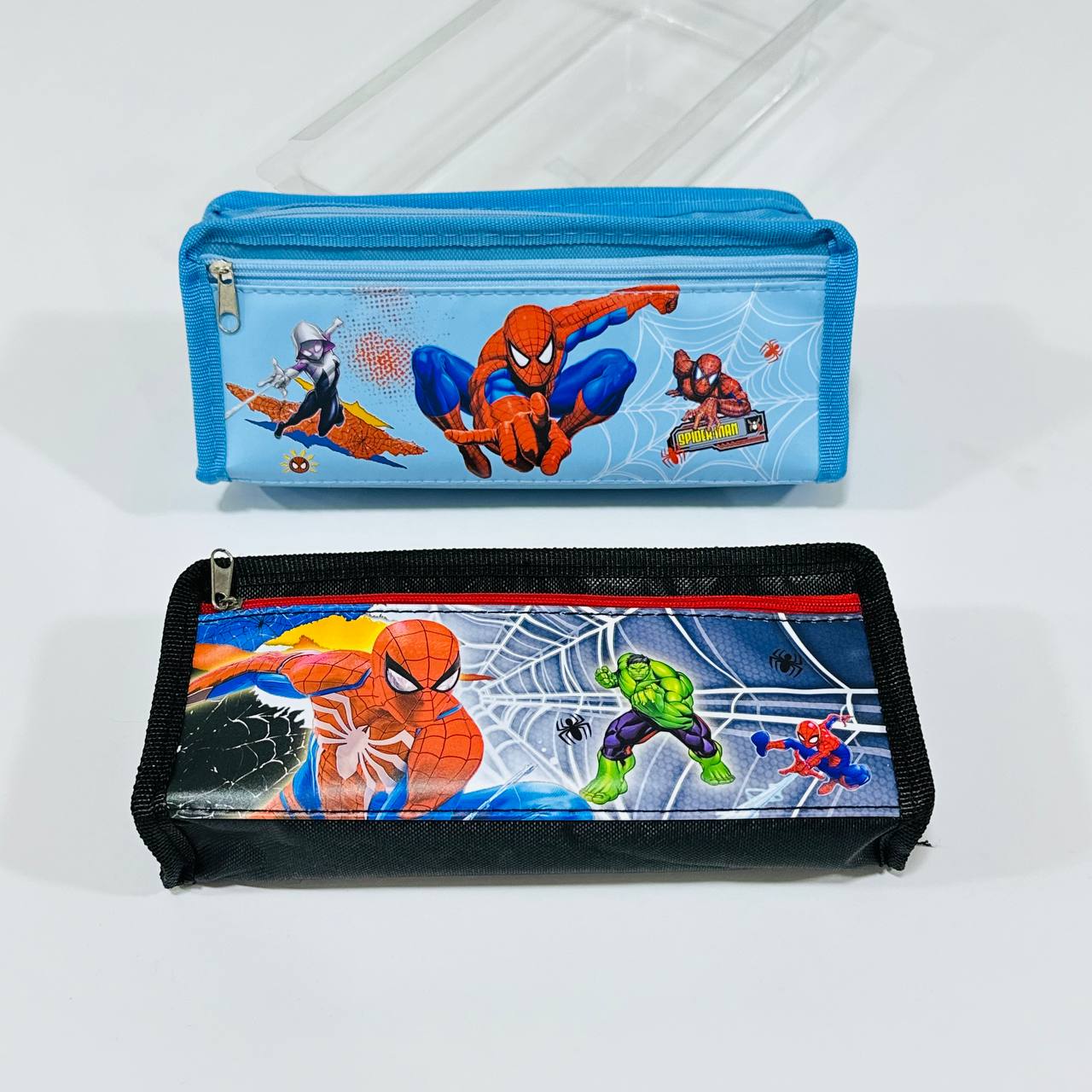 photo_1_2024-08-04_02-26-01 مقلمة ادوات سبايدر مان 2 جيوب بلونين - الصورة 1