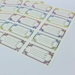 ⁦طوابع لصقة اسم بدون رسومات عدد 50 طابع كل دستة⁩ - الصورة ⁦2⁩