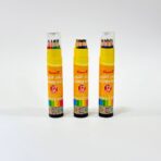 الوان حكة مع براية 12 لون مناسبة للأطفال في المدرسة فنون