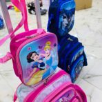 ⁦حقيبة جر درجة اولى عجلات 3 قطع، شنطة فطور و مقلمة ادوات يد ألمنيوم 2 أطوال قومه مطاط⁩ - الصورة ⁦4⁩