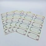 طوابع لصقة اسم بدون رسومات عدد 50 طابع كل دستة