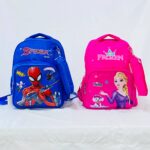 حقيبة مدرسية مع كوتي مناسبة للـ صف الاول والروضة 2 جيوب