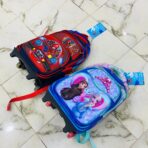 ⁦حقيبة جر درجة اولى عجلات 3 قطع، شنطة فطور و مقلمة ادوات يد ألمنيوم 2 أطوال قومه مطاط⁩ - الصورة ⁦2⁩