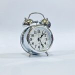 ساعة منبه فياق حديد كلاسيكي تنبيه جرس مع زر اضاءة