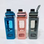 ترمس مياه شراب بلاستيك مع صفاي  700 مل