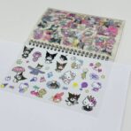 ⁦مذكرة طوابع بناتية سانريو و هيلو كيتي 10 ورقات⁩ - الصورة ⁦3⁩