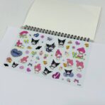 ⁦مذكرة طوابع بناتية سانريو و هيلو كيتي 10 ورقات⁩ - الصورة ⁦2⁩