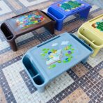 ⁦طاولة دراسة جالسة بلاستيك رسومات⁩ - الصورة ⁦2⁩