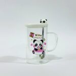 كوب باندا مع ملعقة هدية داخل علبة