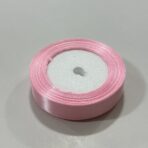 ⁦شريط تغليف هدايا ساتان وردي فاتح لتزيين البوكسات والباقات⁩ - الصورة ⁦2⁩