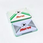 بصامة حبر لون اخضر ممتاز من Horse للأختام و البصمة