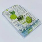 ⁦طقم طوبوات زجاجية مع فرشاة تنظيف 8 مصاصات⁩ - الصورة ⁦3⁩