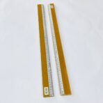 مسطرة خشبية حافة ألمنيوم 60 سم