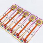 هدية أطفال عودة المدرسة كرت اهداء مع قلم مجموعة 6 قطع