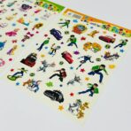 ⁦ورقة طوابع شخصيات للأطفال مشكلة أولاد & بنات⁩ - الصورة ⁦2⁩