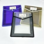 ملف بطمة ملون شفاف لـ حفظ الأوراق والدفاتر مقاس A4