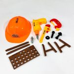 لعبة عدة بناء ورشة مع قبعة