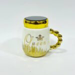 مق QUEEN مع غطاء ذهبي راقي