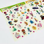 ورقة طوابع شخصيات للأطفال مشكلة أولاد & بنات