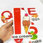 ⁦مجموعة كروت تعليمية الحروف الانجليزية صورة وكلمة⁩ - الصورة ⁦3⁩