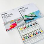 ⁦مجموعة الوان محترفين 24 لون من ART RANGERS اكريليك جواش مائي⁩ - الصورة ⁦3⁩