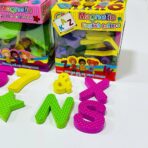 ⁦مجموعة حروف عربي انجليزي أرقام مغناطيسية فوم لاصقة على السبورة⁩ - الصورة ⁦5⁩