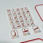 ⁦مجموعة كروت الحروف العربي في مواضع الكلمة⁩ - الصورة ⁦3⁩
